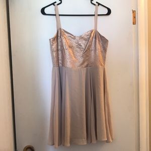 Champagne Glitter Dress